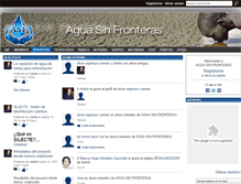 Tablet Screenshot of aguasinfronteras.es